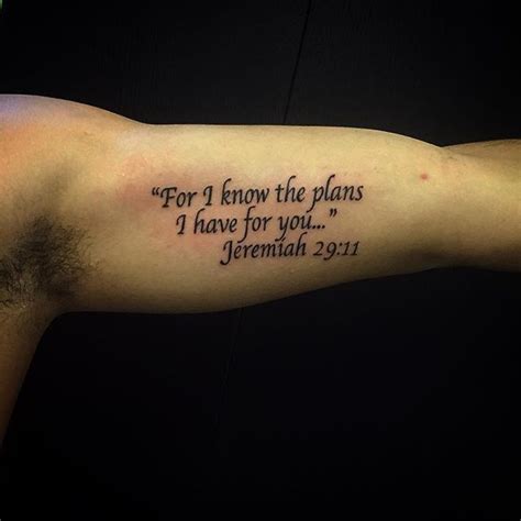 Jeremiah 2911 tattoo
